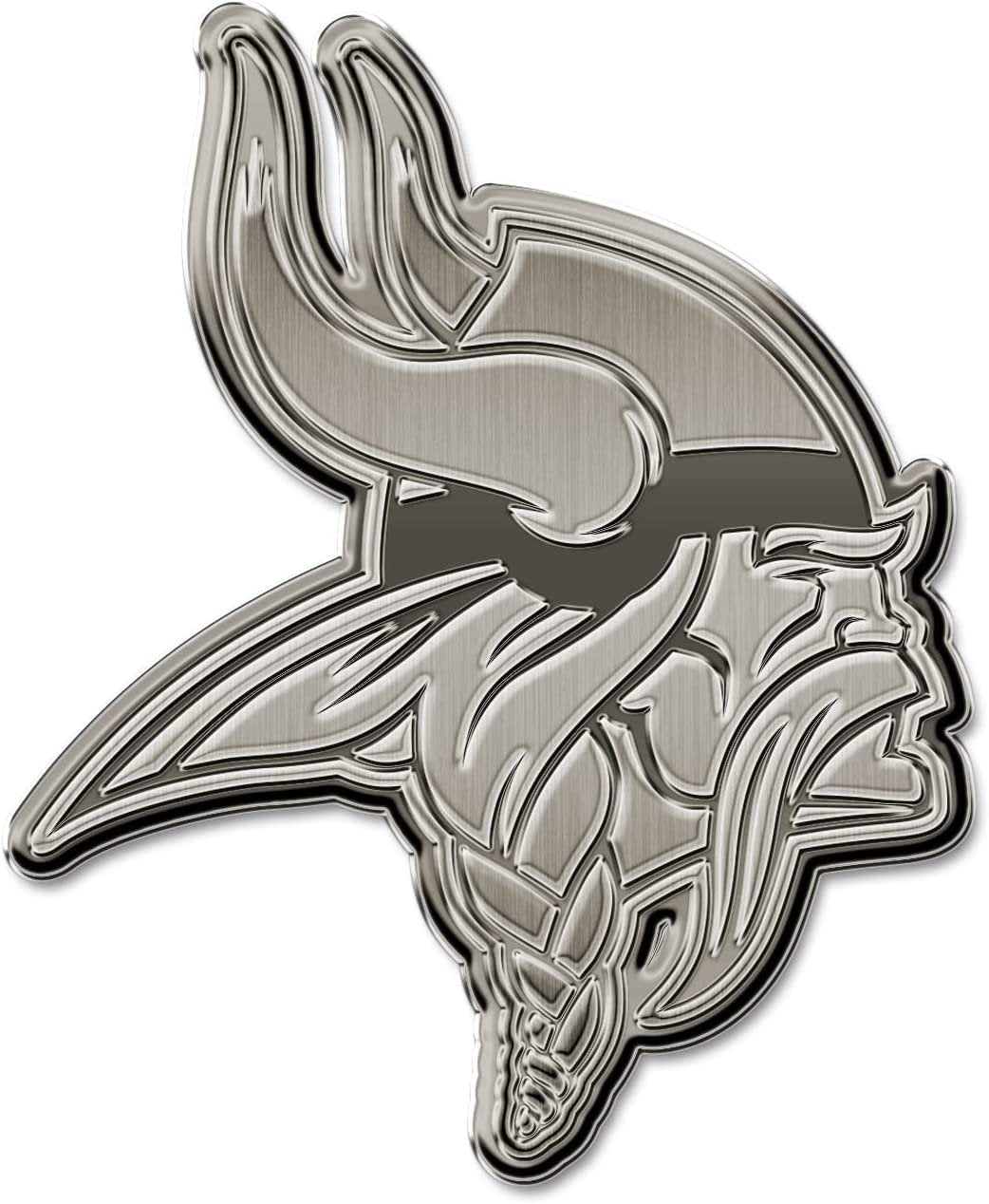 Minnesota Vikings Auto Emblem Solid Metal Antique Style