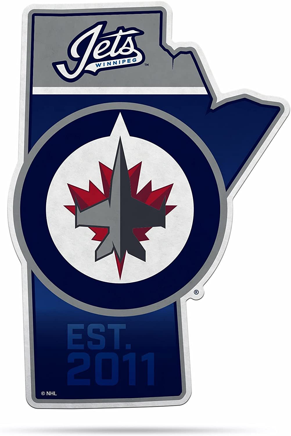 Winnipeg Jets 18" State Design Pennant Soft Felt
