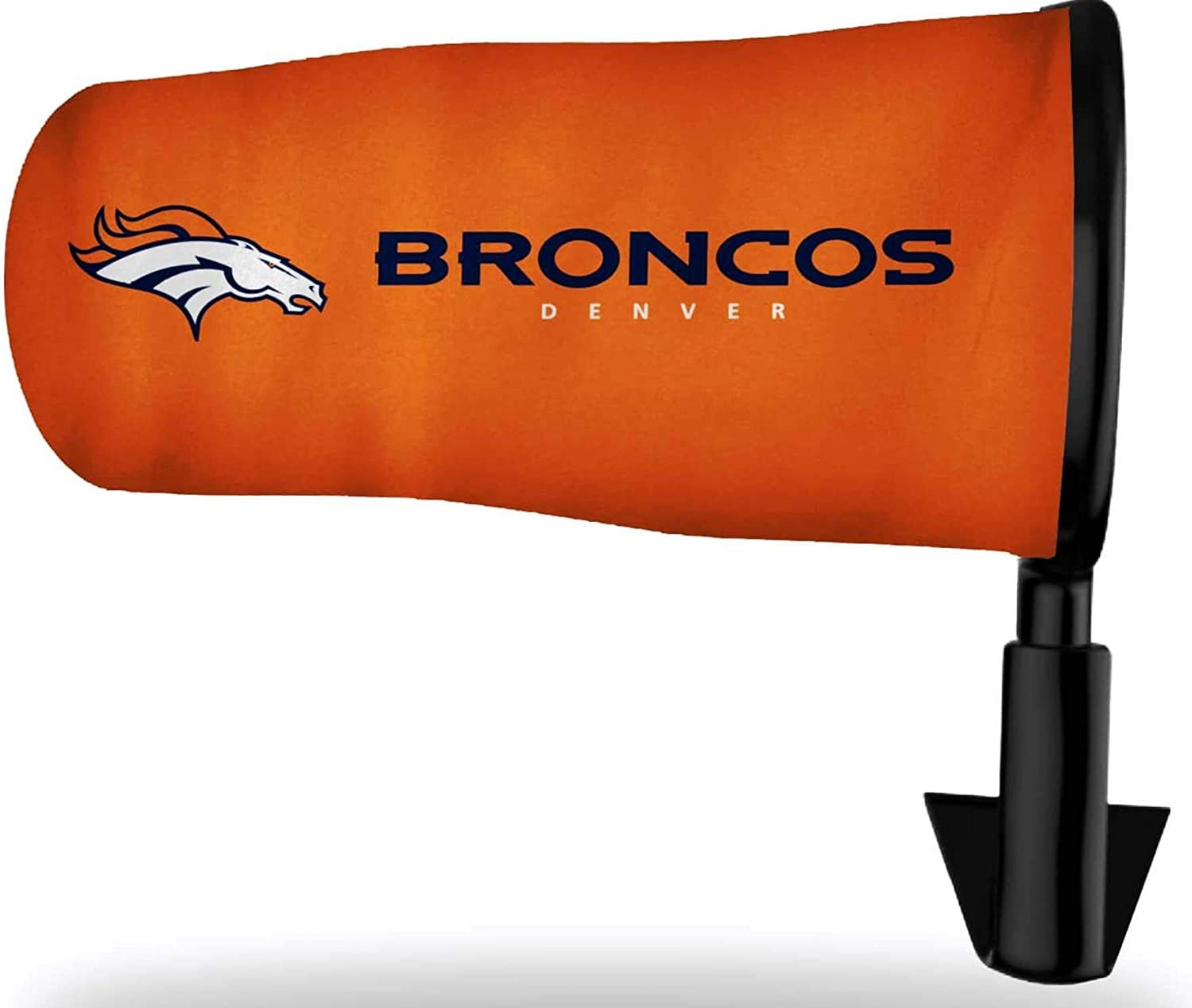 Rico Industries, Inc. Denver Broncos Auto Wind Sock Car Flag Banner with Pole Windsock Football