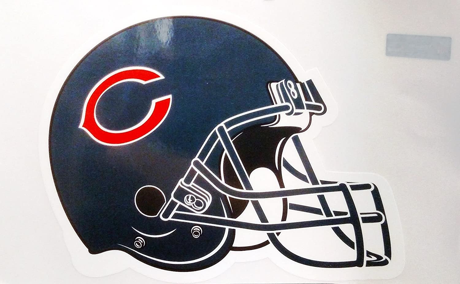 Chicago Bears Helmet Reusable JUMBO Cling Auto Home Window Static Decal Football