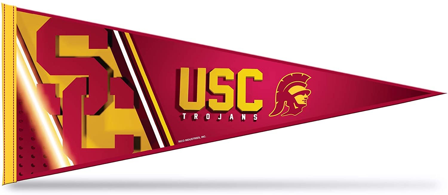 USC Trojans Pennant 12x30 Inch University of Southern California