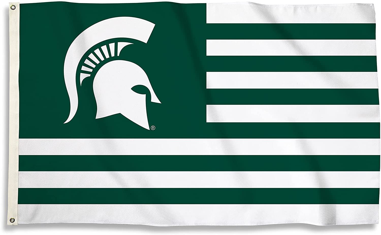 Michigan State Spartans 3 X 5 Foot Flag with Grommets University of