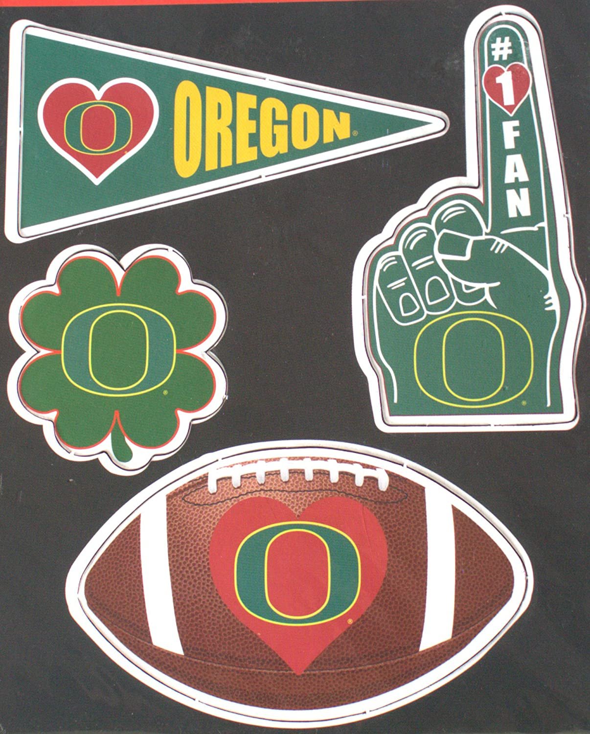 Oregon Ducks University of 4 Piece Magnet Set