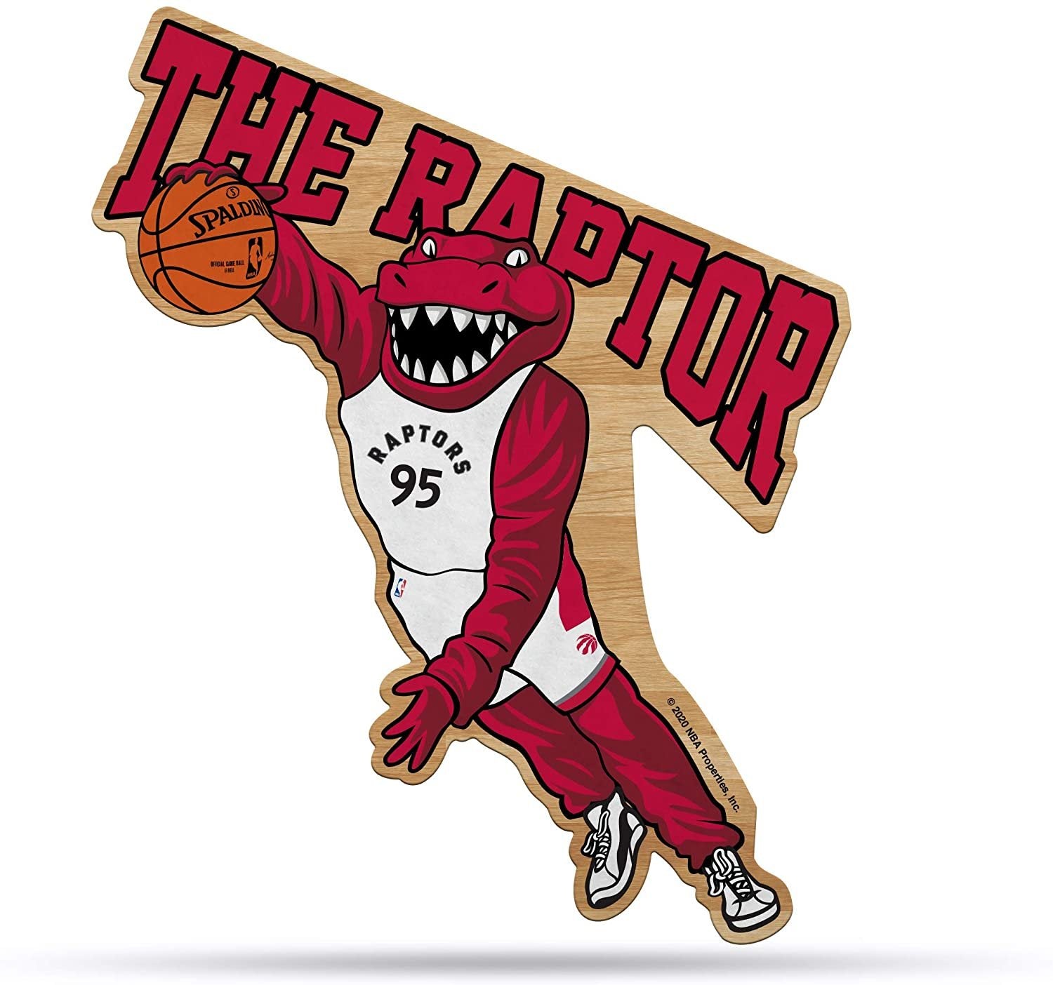 Toronto Raptors 18" Mascot Shape Pennant Soft Felt