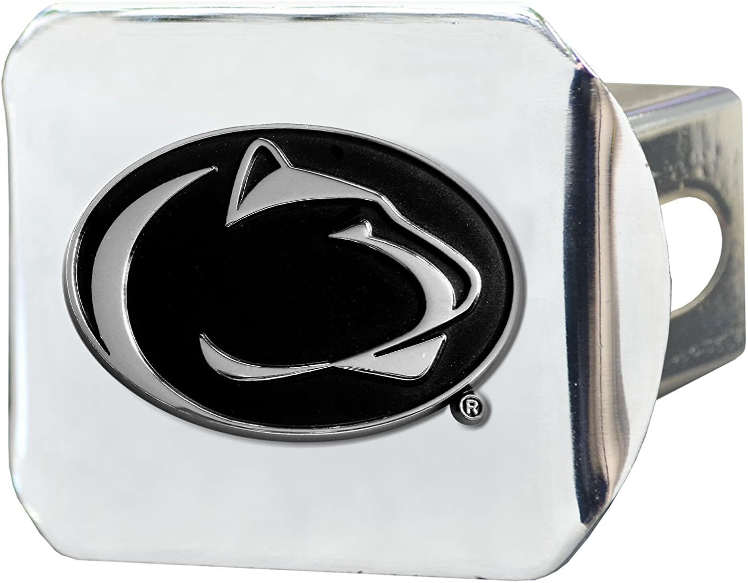 Penn State Nittany Lions Hitch Cover Solid Metal with Raised Chrome Metal Emblem 2" Square Type III University