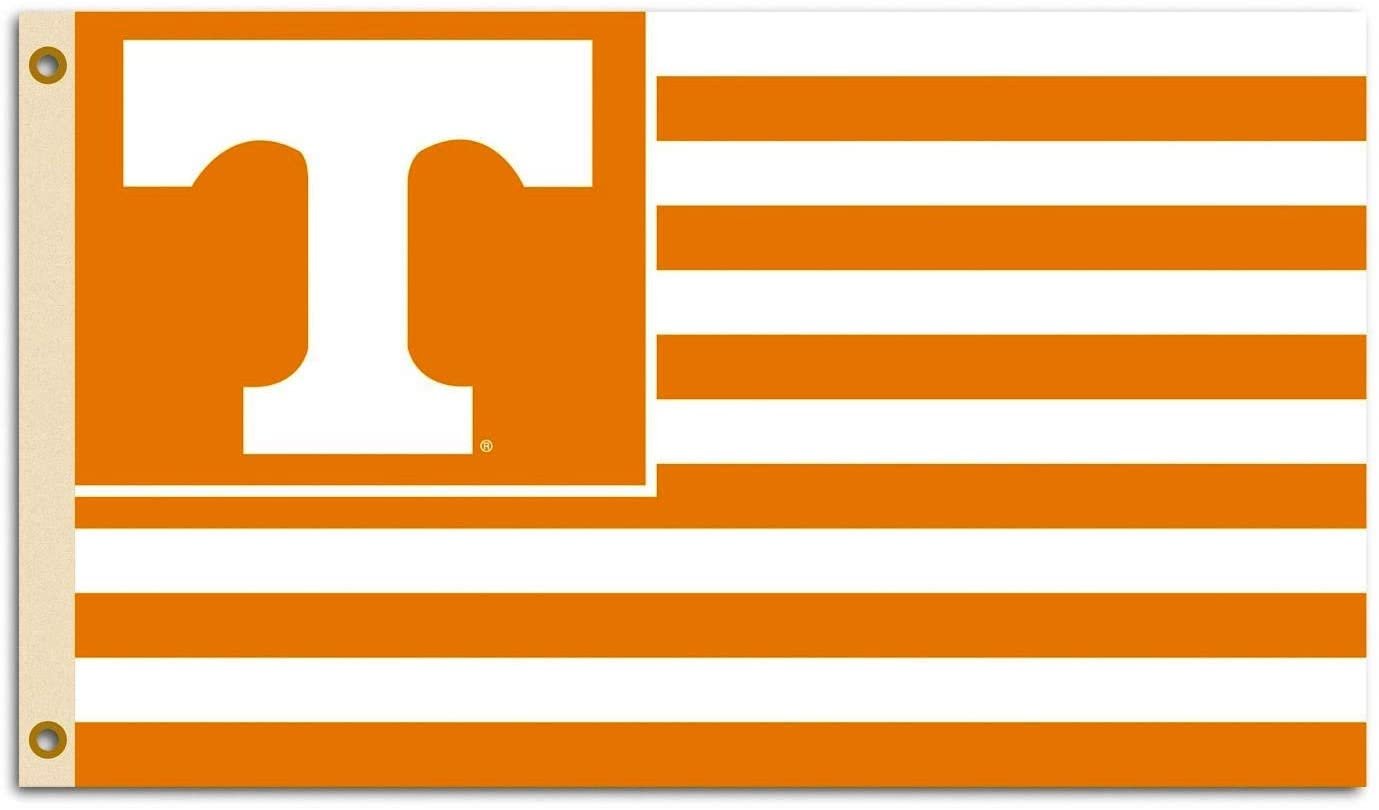 Tennessee Volunteers Stripes Nation 3x5 Flag Outdoor House Banner University of