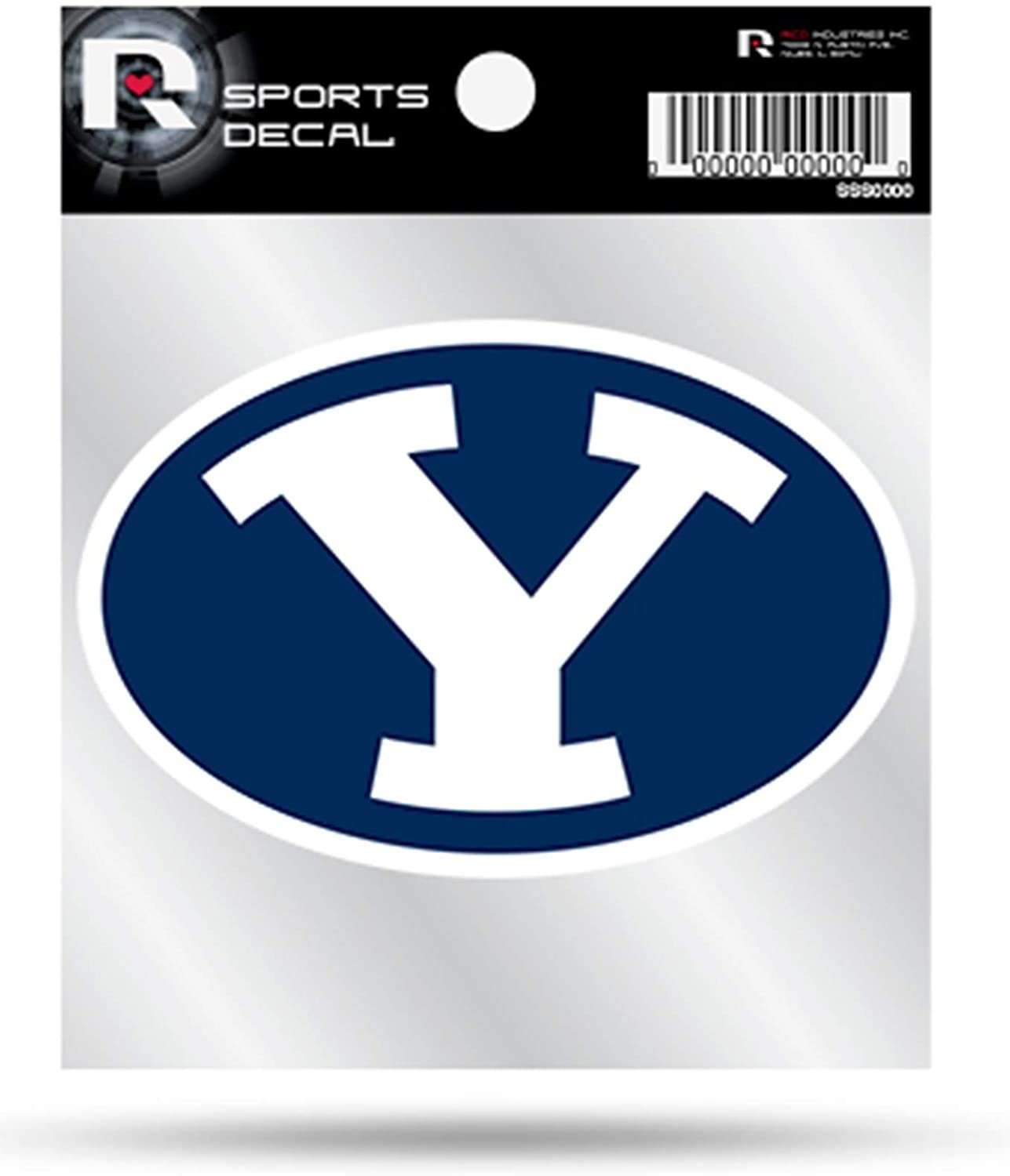 Brigham Young Cougars BYU Premium 4x4 Decal with Clear Backing Flat Vinyl Home Auto Sticker University of