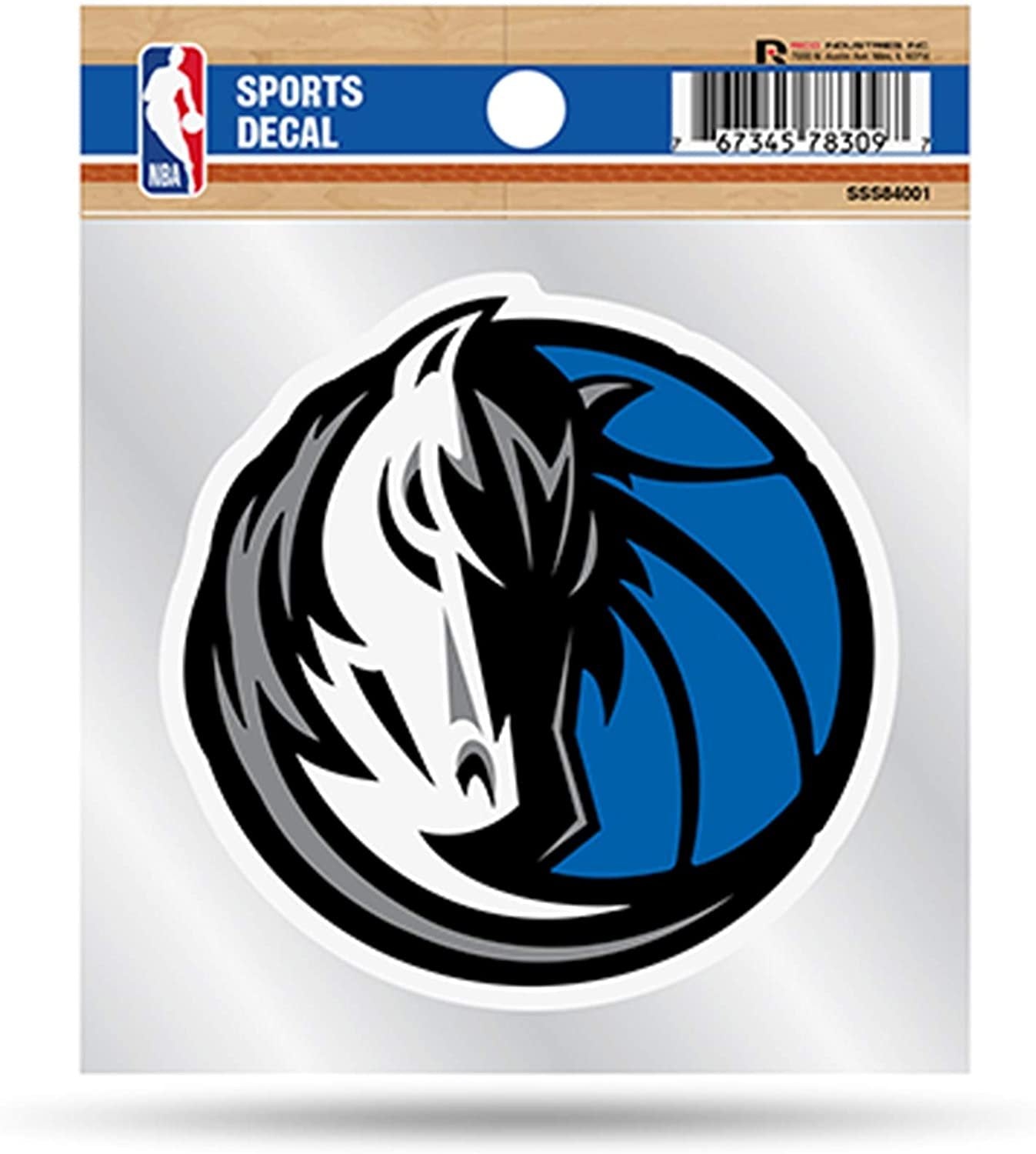 Dallas Mavericks Primary Logo Premium 4x4 Decal with Clear Backing Flat Vinyl Auto Home Sticker Basketball