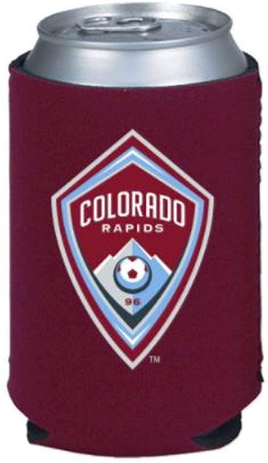 Colorado Rapids 2-Pack 12oz CAN Neoprene Beverage Insulator Holder Cooler MLS Soccer