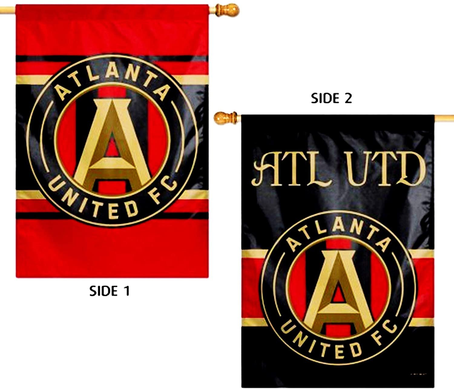 Atlanta United WC Premium 2-Sided 28x40 Banner Flag MLS FC Soccer Football Club
