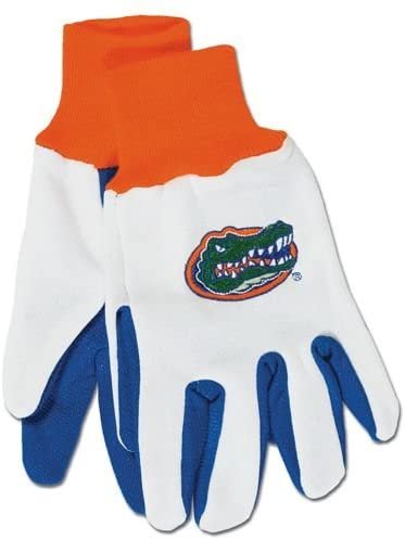 University of Florida Gators Two-Tone Gloves with Anti-slip Rubber Gripper Design