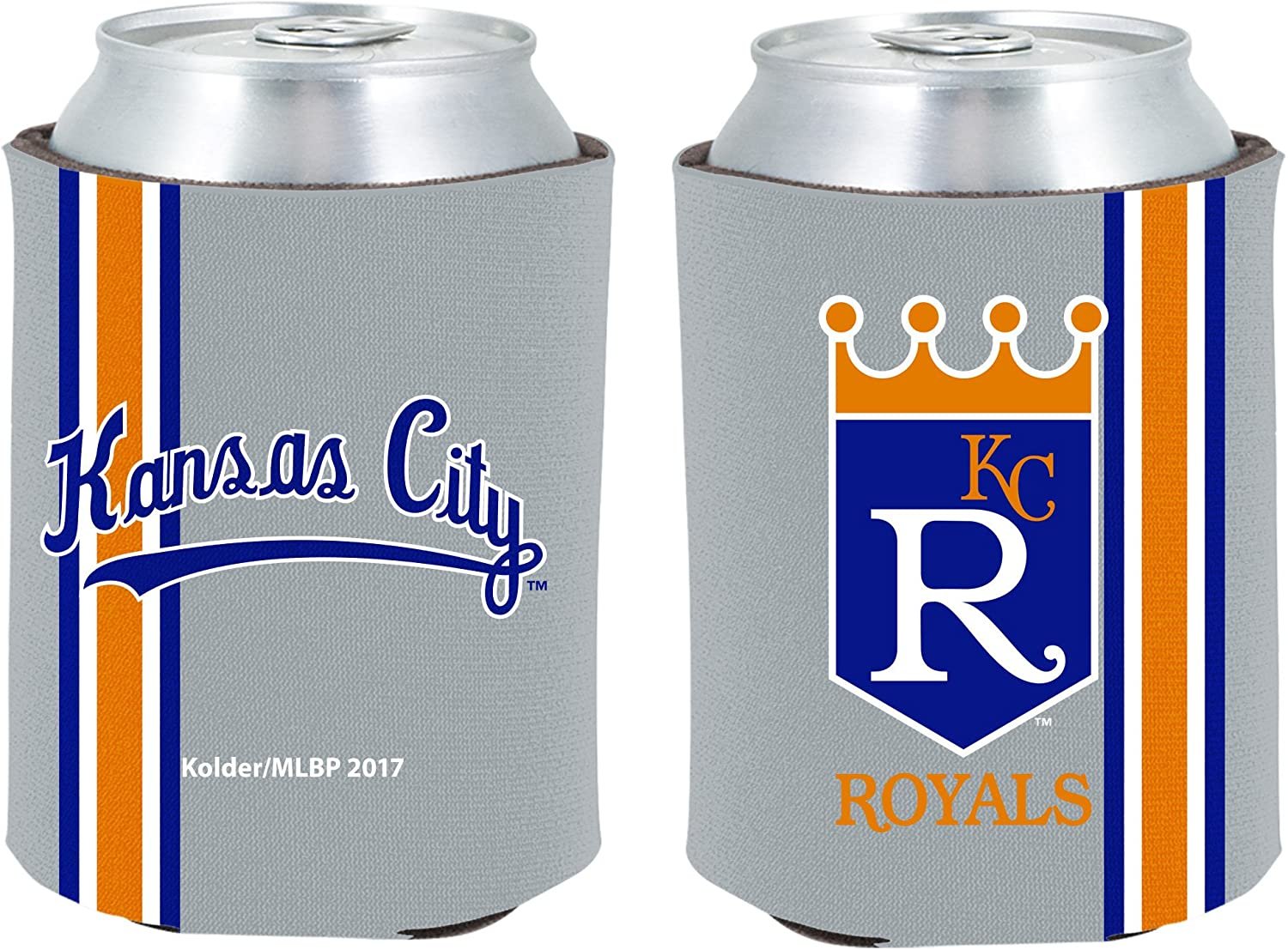 Kansas City Royals 2-Pack CAN Retro Throwback Beverage Insulator Neoprene Holder Cooler Coolie Baseball