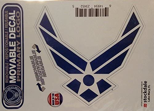 Air Force 5"x7" Reusable Auto Home Vinyl Decal Sticker United States Military