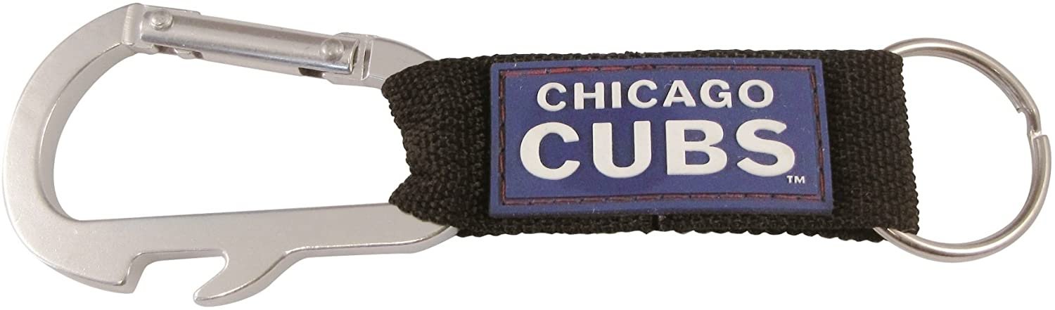 Chicago Cubs Premium Carabiner Clip Keychain Bottle Opener Combo