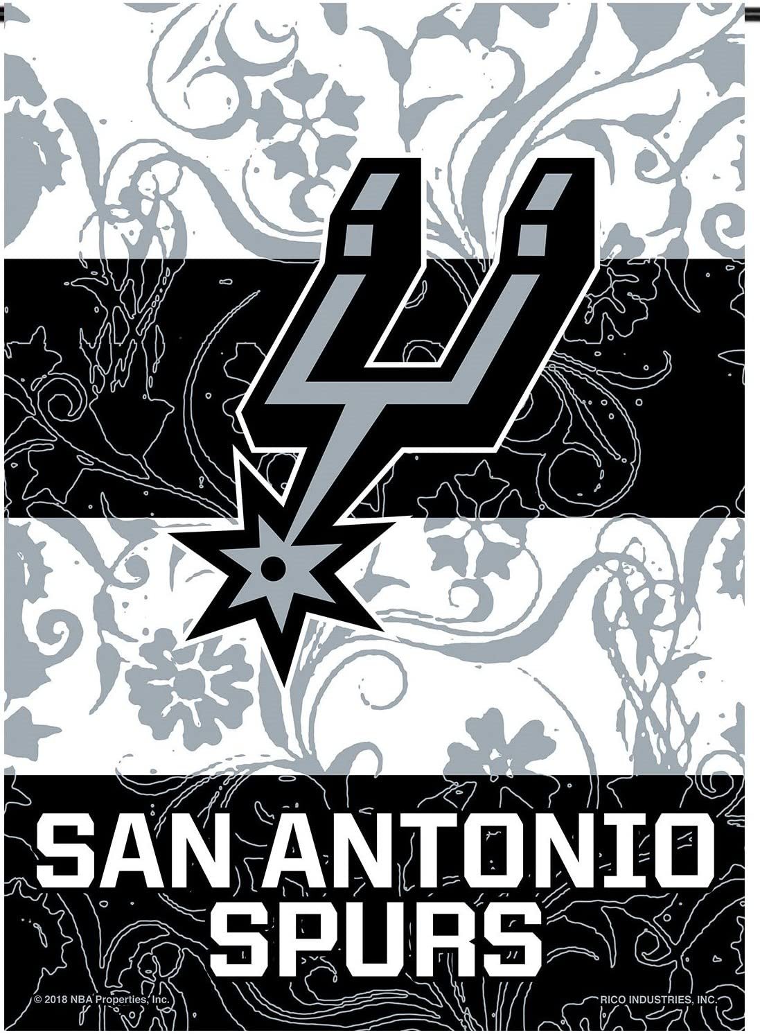 San Antonio Spurs Premium Garden Flag Banner, Double Sided, 13x18 Inch