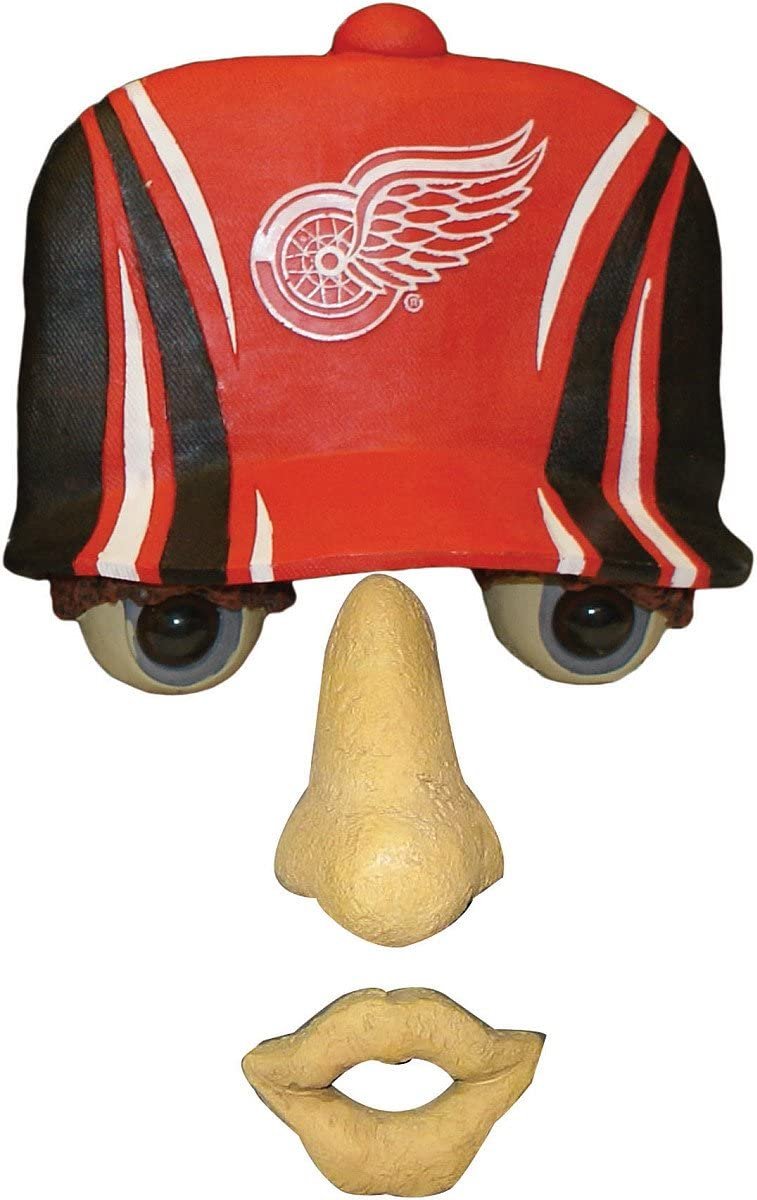 Detroit Red Wings Forest Tree Face Ornament Resin 12x7 Inch