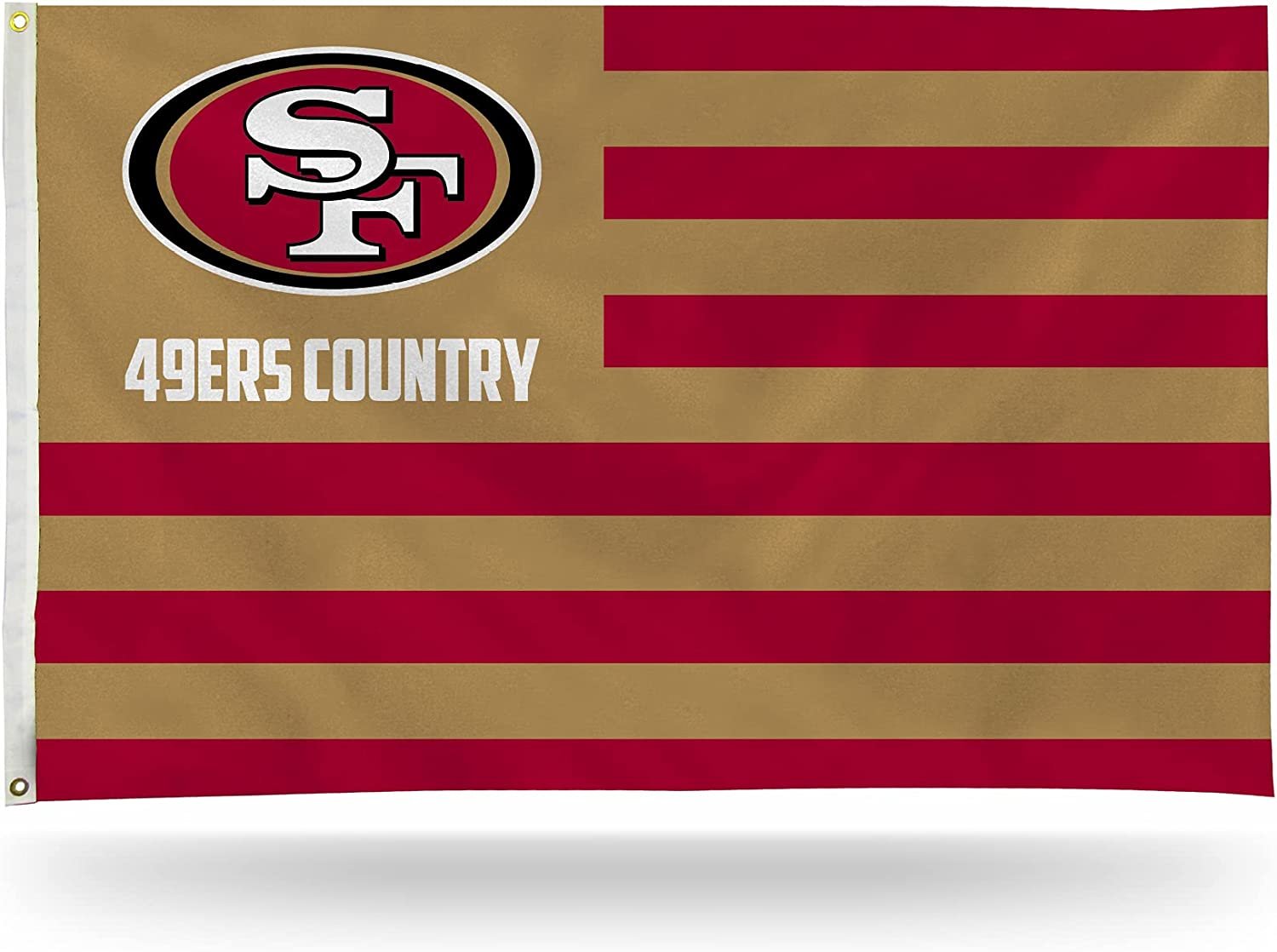 San Francisco 49ers 3x5 Flag Banner Country Design Indoor Outdoor Single Sided