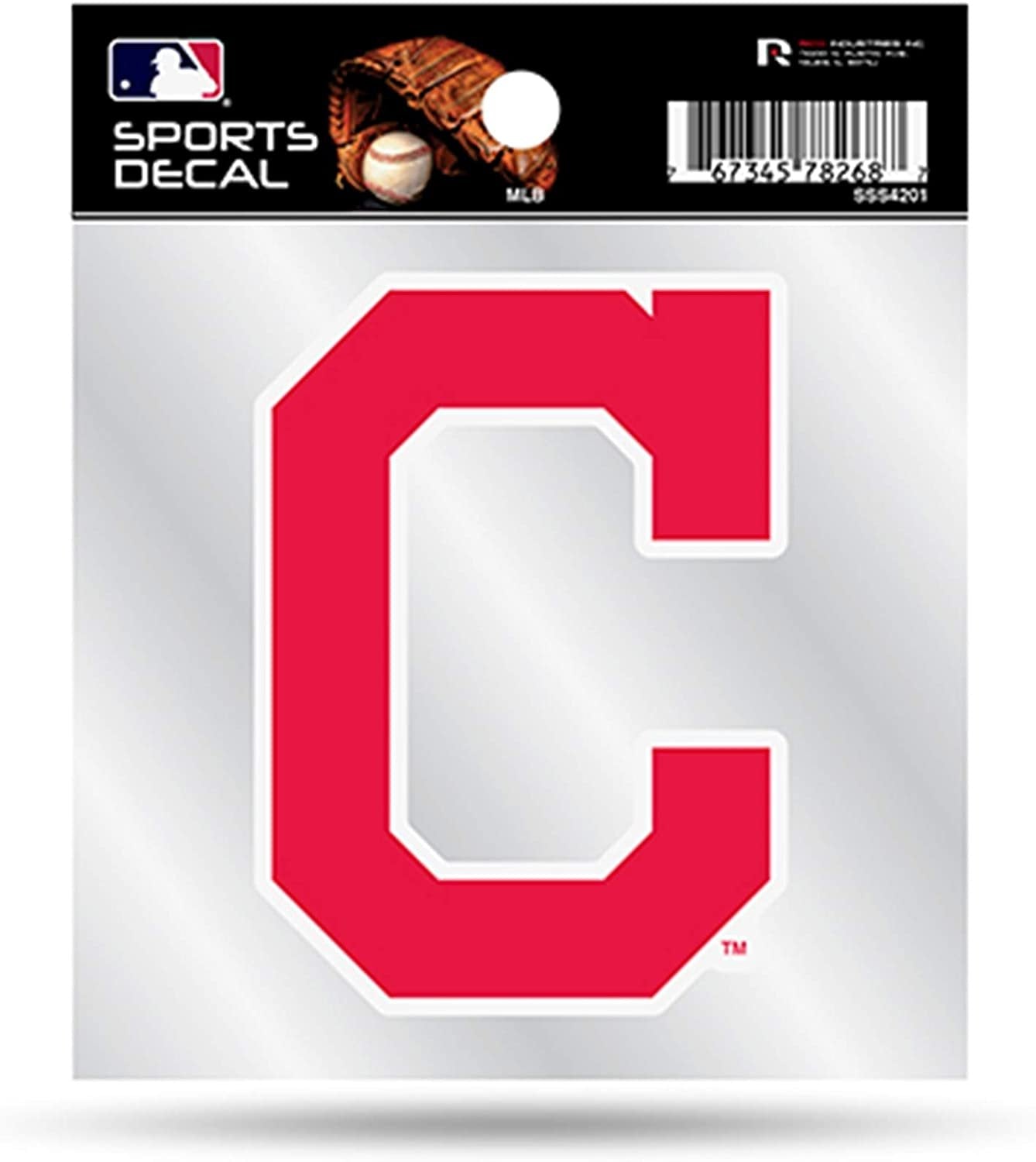 Cleveland Indians Premium 4x4 Decal with Clear Backing Flat Vinyl Auto Home Sticker Baseball