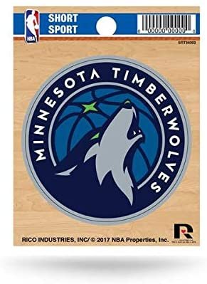 Minnesota Timberwolves 3 Inch Sticker Decal, Die Cut, Full Adhesive Backing, Easy Peel and Stick Application