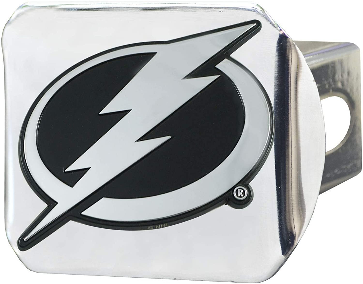 Tampa Bay Lightning Hitch Cover Solid Metal with Raised Chrome Metal Emblem 2" Square Type III