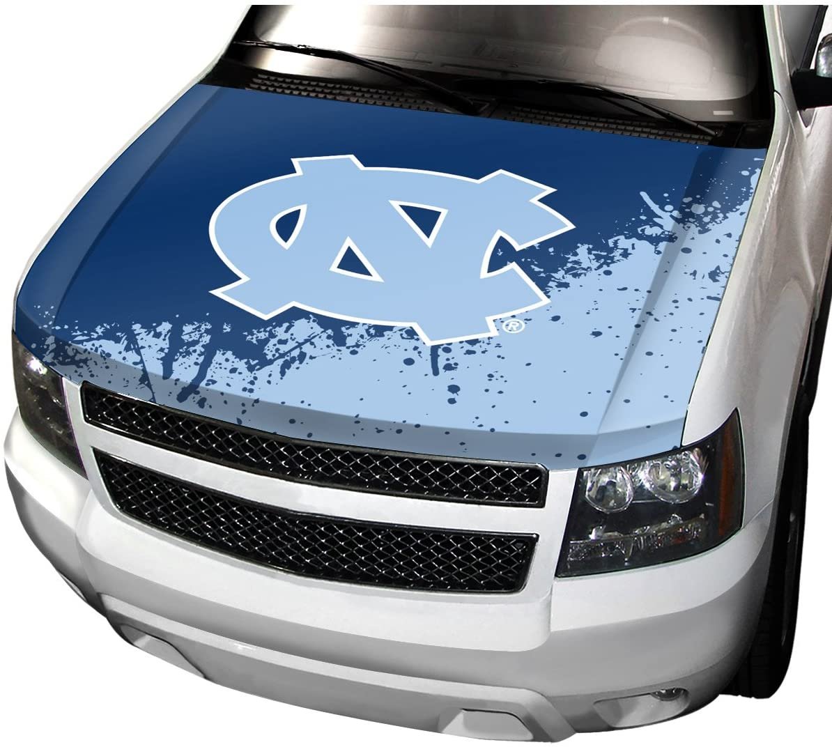 University of North Carolina Tar Heels Auto Hood Cover, One Size, One Color