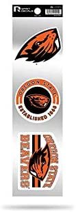 Oregon State Beavers 3 Piece Retro Spirit Decals Premium Throwback Stickers
