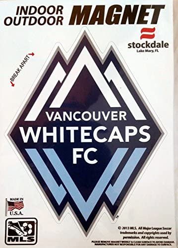 Vancouver Whitecaps FC 5" Vinyl Auto Home Magnet MLS Soccer Football Club