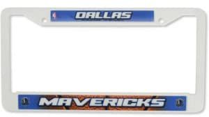 Dallas Mavericks Plastic License Plate Frame Tag Cover, 6x12 Inch