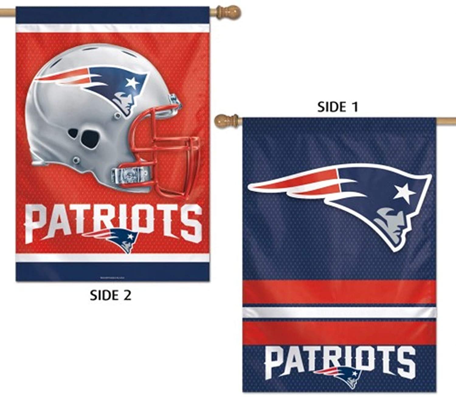 New England Patriots Premium 2-Sided 28x40 Inch Banner Outdoor House Flag Football