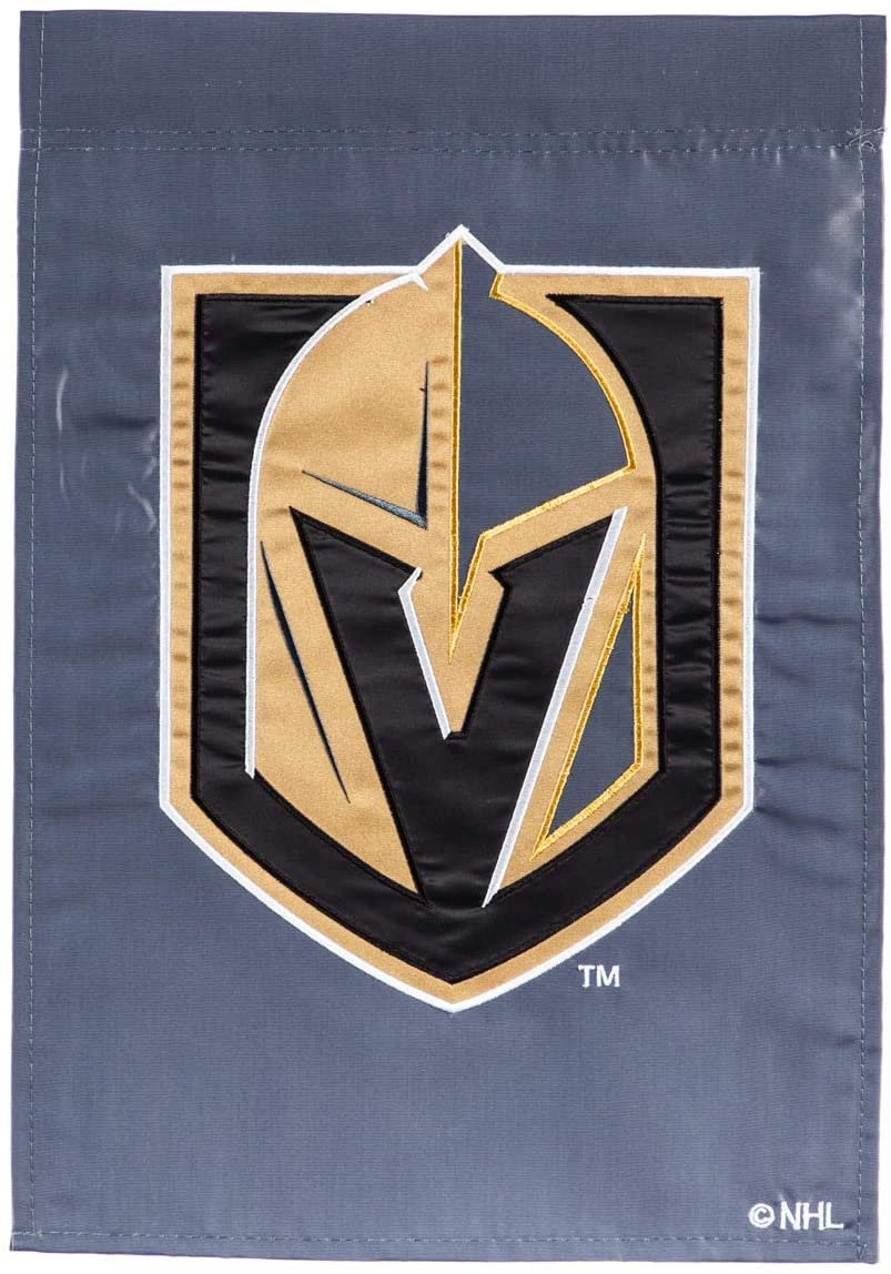 Vegas Golden Knights Premium Garden Flag Banner, Double Sided, Emroidered, 13x18 Inch