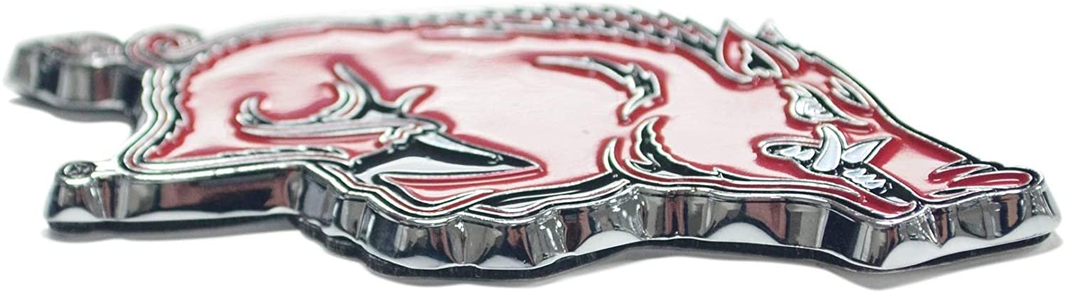 Cincinnati Reds Premium Solid Metal Raised Auto Emblem, Team Color, Shape Cut, Adhesive Backing