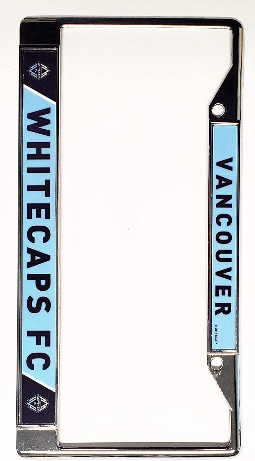 Vancouver Whitecaps MLS Premium Metal License License Plate Frame Chrome Tag Cover, 12x6 Inch