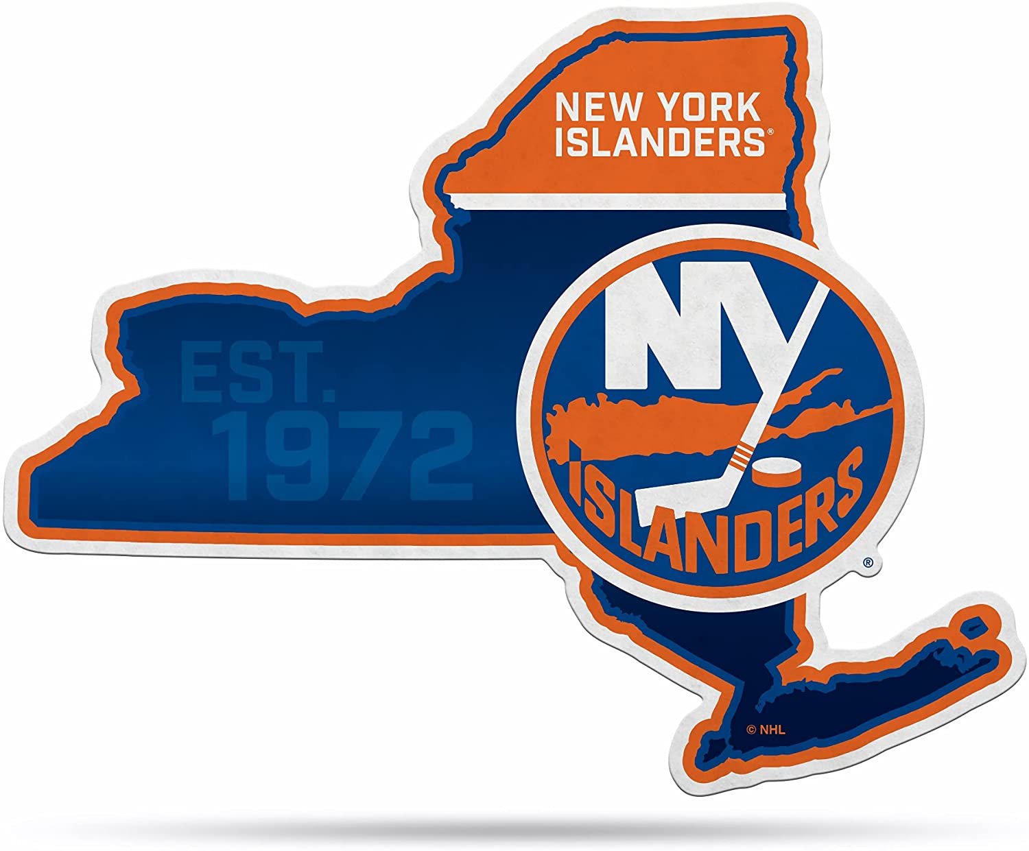 New York Islanders 18" State Design Pennant Soft Felt