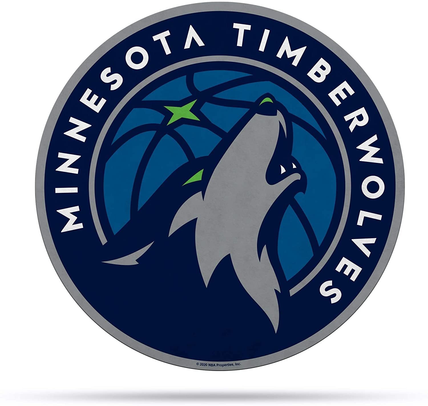 Minnesota Timberwolves Pennant Primary Logo 18 Inch Soft Felt